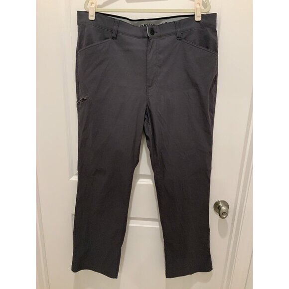 Orvis Pant 40x32 Mens Gray Stretch Water Repellent Zippered Media Pocket - Picture 1 of 11